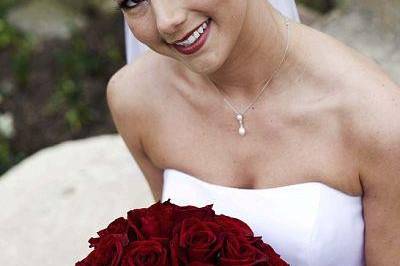 Romantic bridal makeup