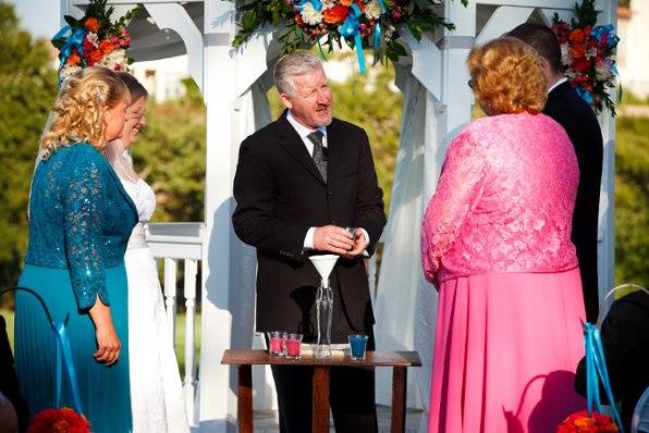 Eagle Ridge Golf Club, the sand ceremony, mothers pouring