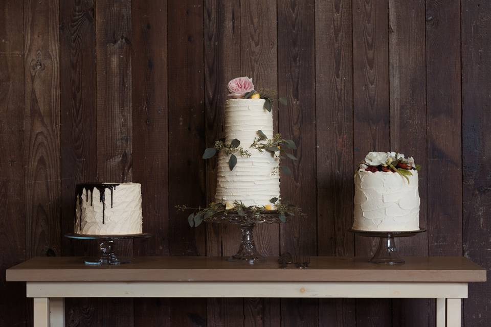 Wedding cake display