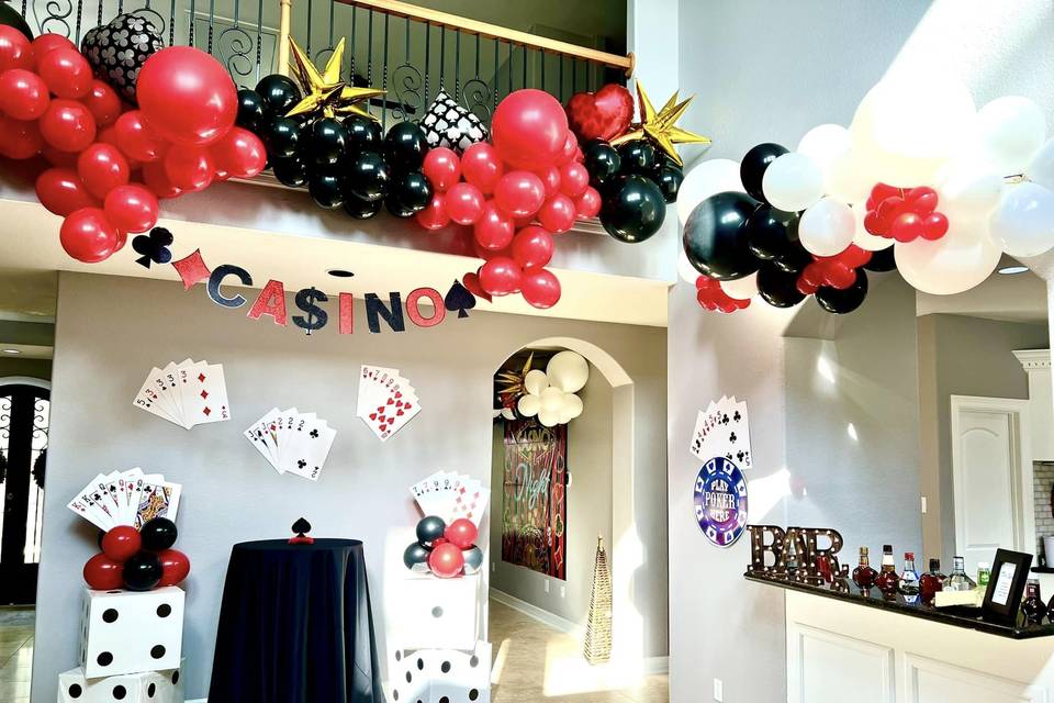 Balloons and decor