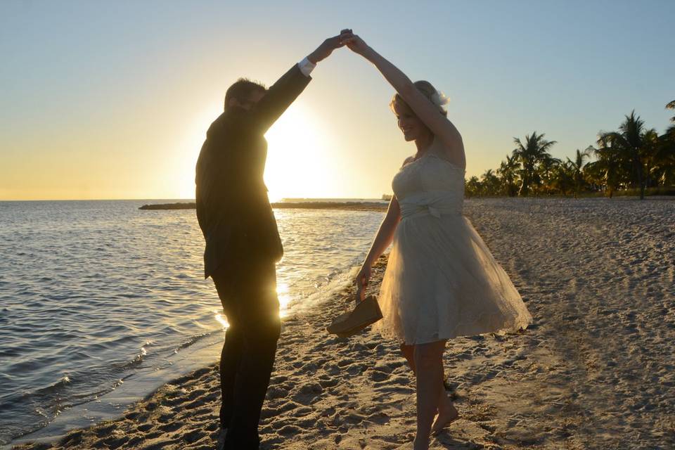 Sunset Wedding Dance