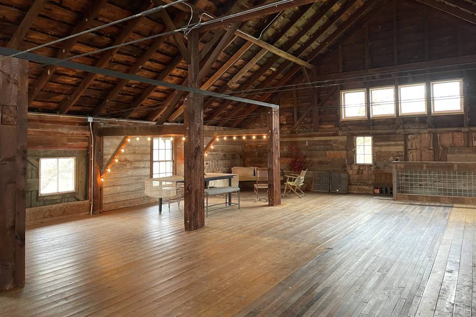 Loft seating area