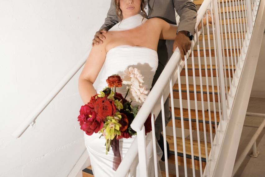 Stairwell to private area