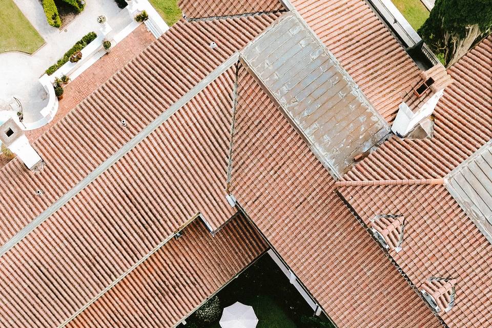 Overhead shot