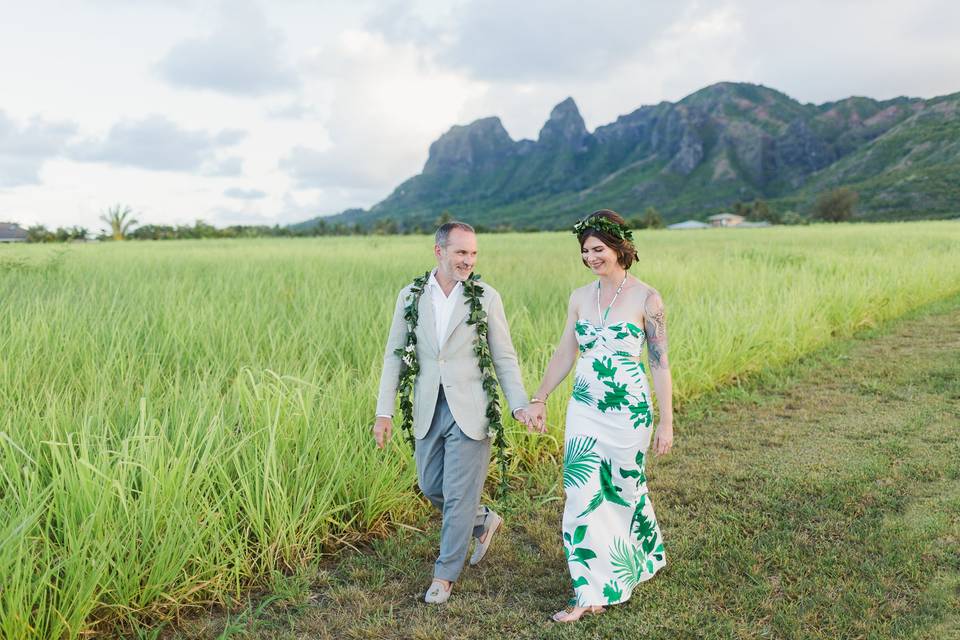 Lovely couple in Kauai