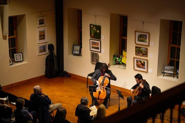 Chamber music in a gallery