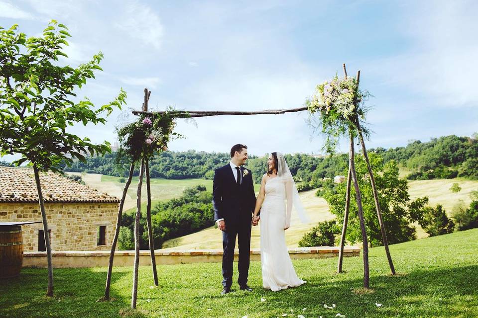 Symbolic wedding in Italy