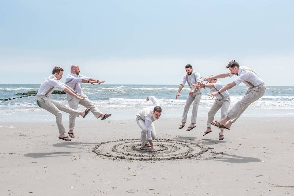 Beach Groomsmen