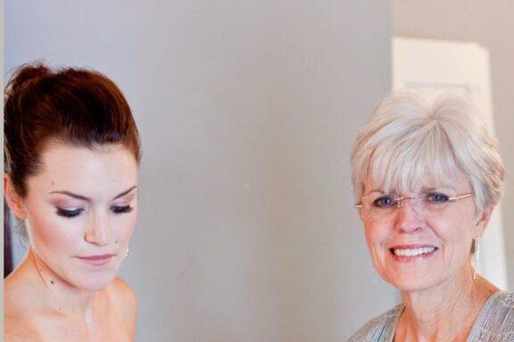 Bride and mom are ready!