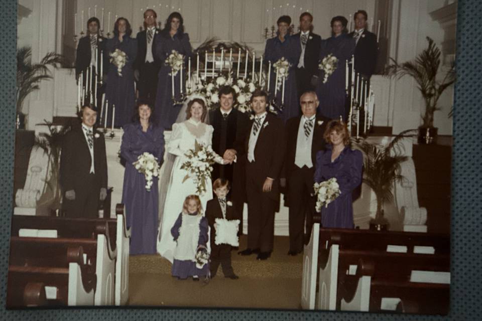 Wedding party maxed out!