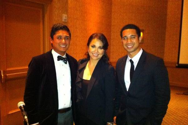 I had the pleasure of working with Lea Salonga, a singer, Disney Legend and Broadway star.  She performed a few songs while I while DJayed behind the DJ booth.
