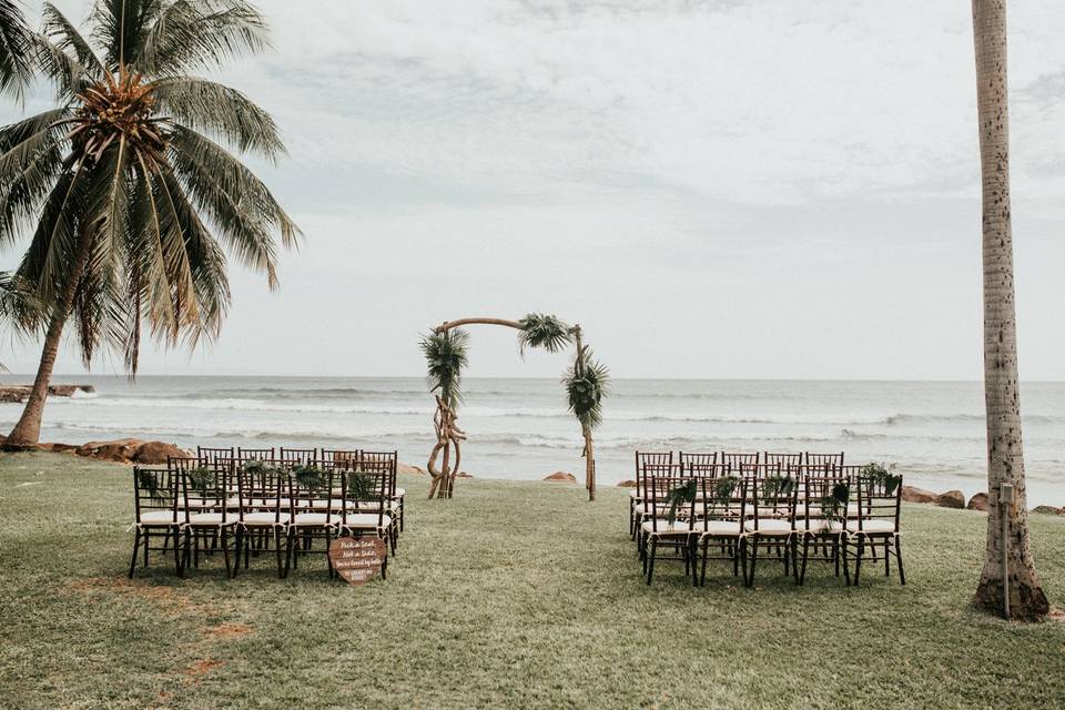 Beautiful ceremony location