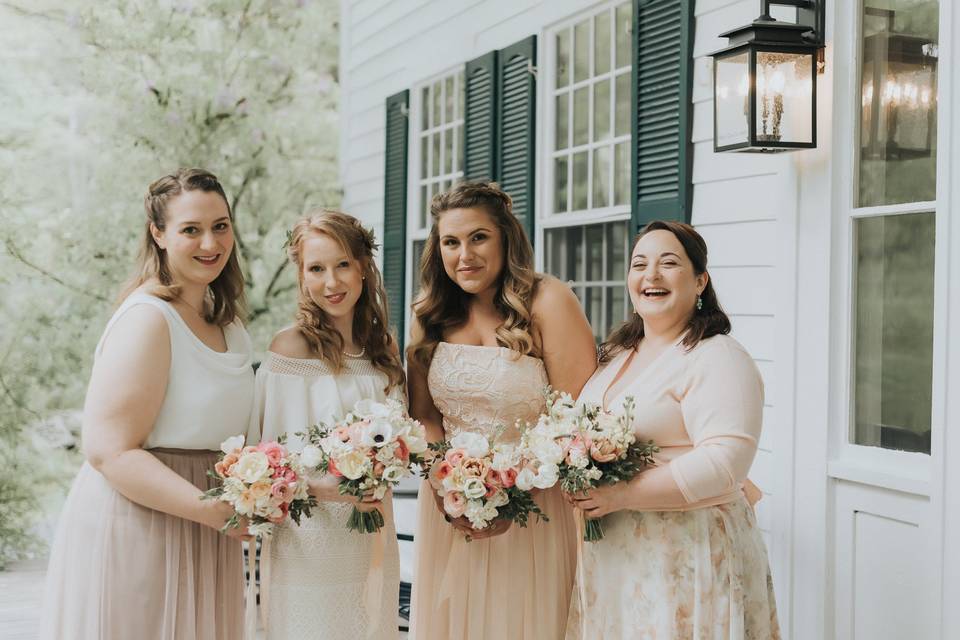 Cream colored dresses