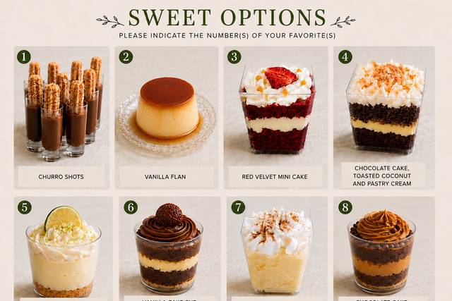 Sweets mini shots