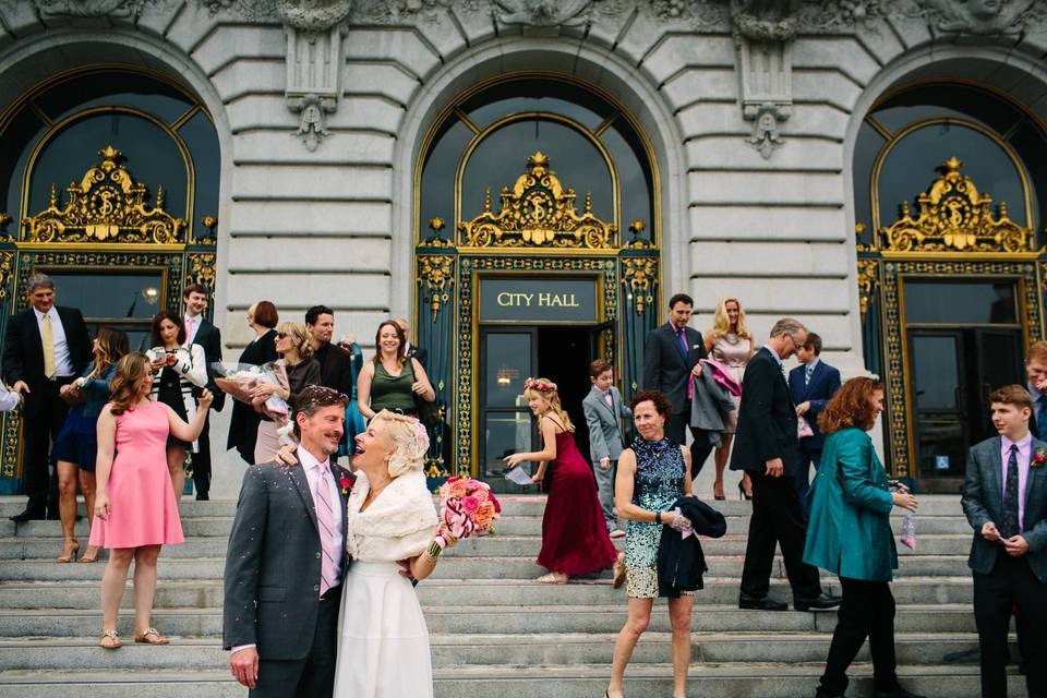 SF city hall wedding