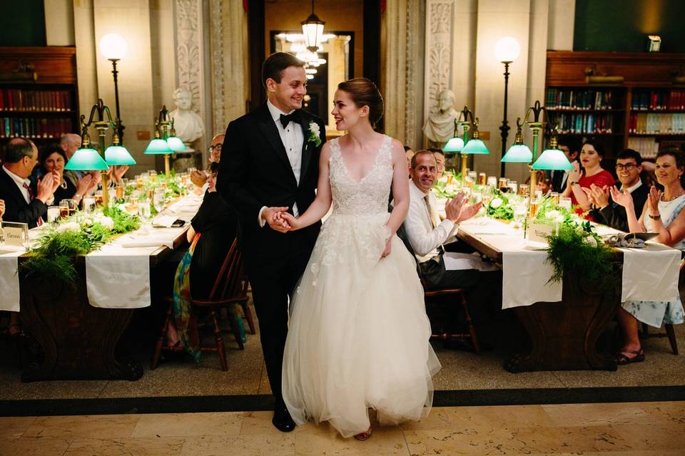 Boston Public Library wedding