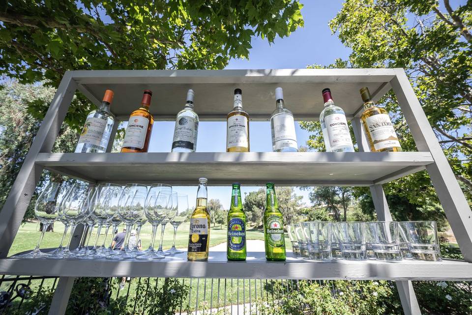 Outdoor bar