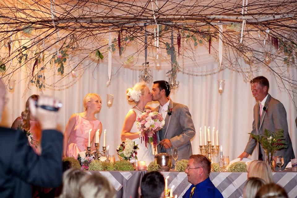 Rene and Ellen at their Wedding at Pine Peaks Event Center a member of Wedding Wire, The Knot, Brainerd Wedding Association, Twin Cities Bridal Show.  Photo by Kelli Engstrom Photography