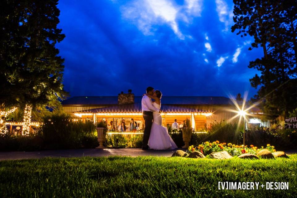 Newlyweds at night