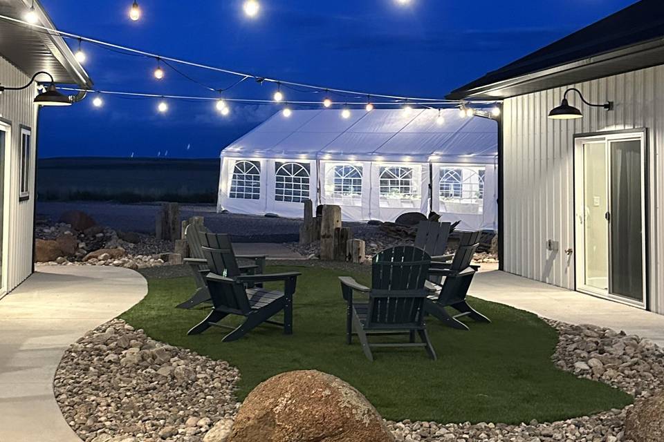 Party Lit Courtyard