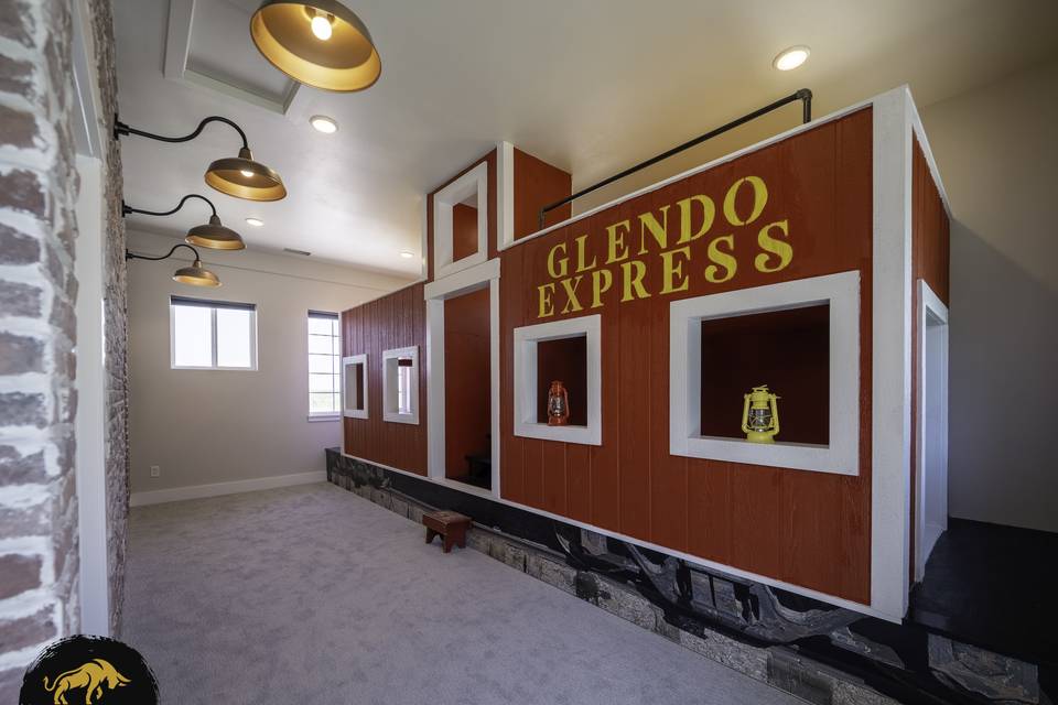 Themed Train Room