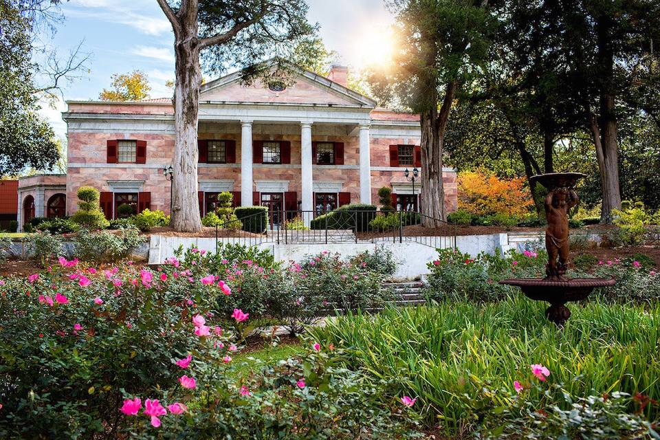 Venue exterior and garden