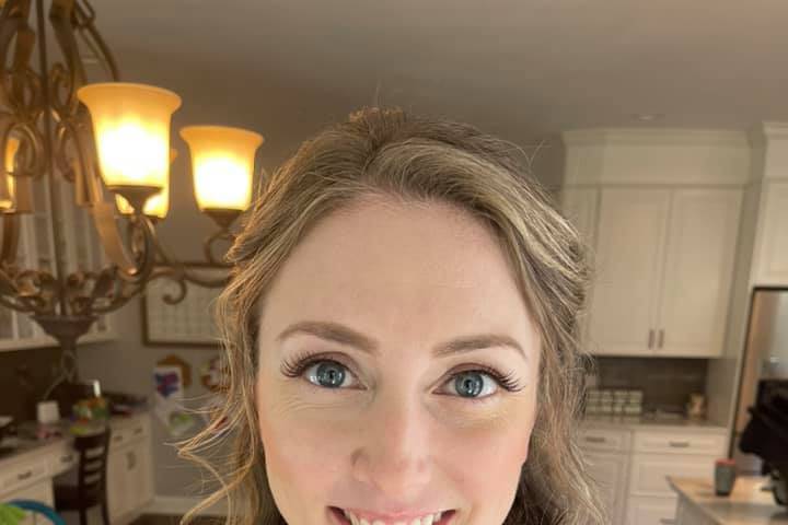 Natural makeup trial