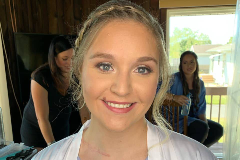 Bridal makeup Linnette