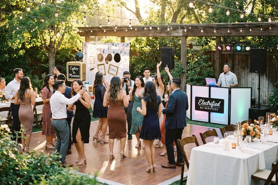 Backyard celebration