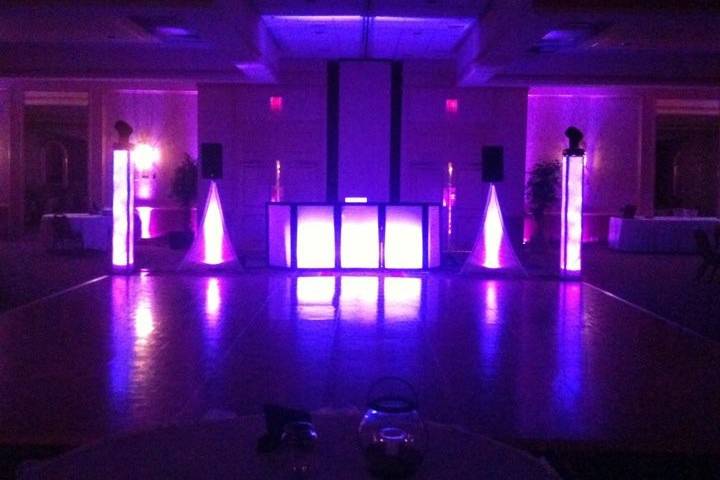 Purple set up