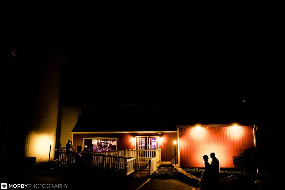 Barn at Night