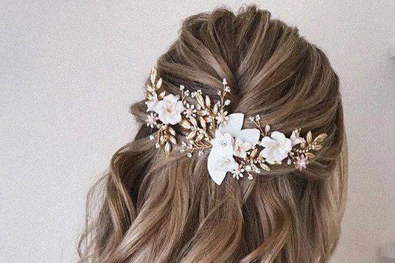 Bride hair
