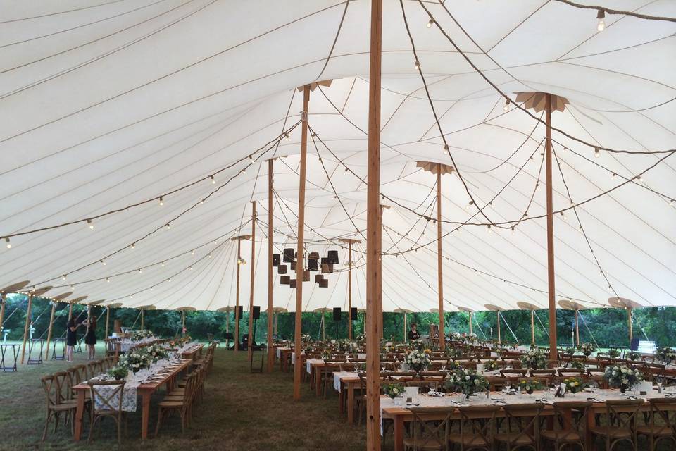 Tent's interior