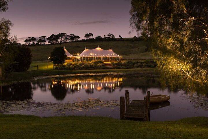 Tent at night