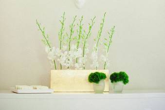 Escort card table for a small gathering