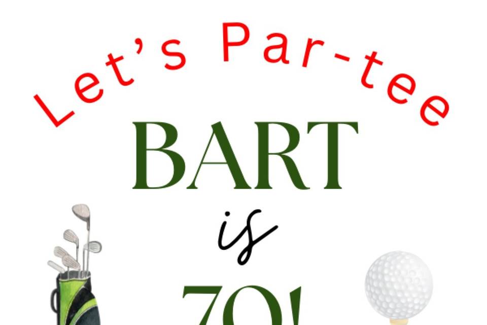 Surprise 70th Birthday