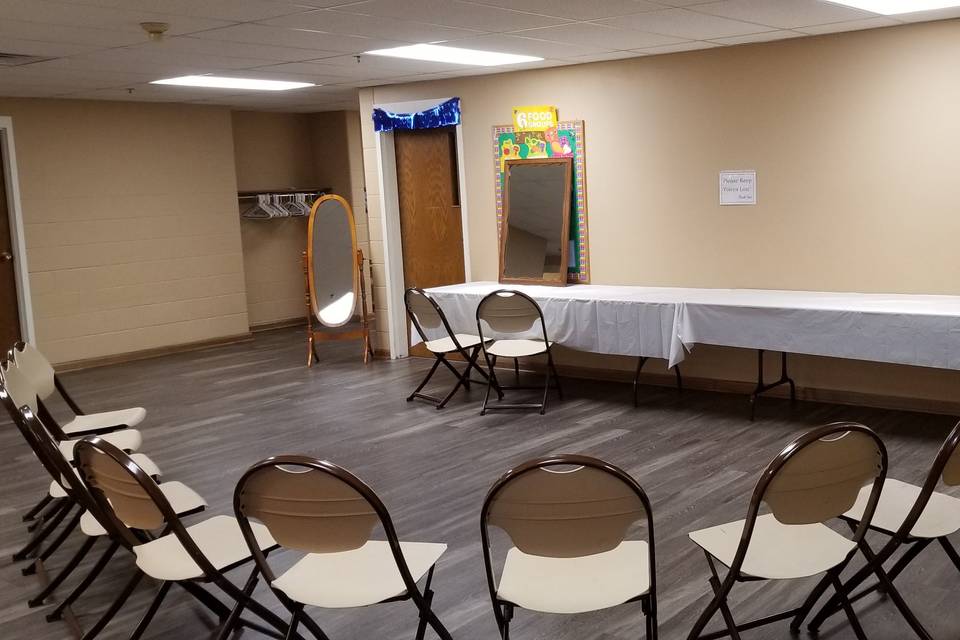 Bride Prep Area