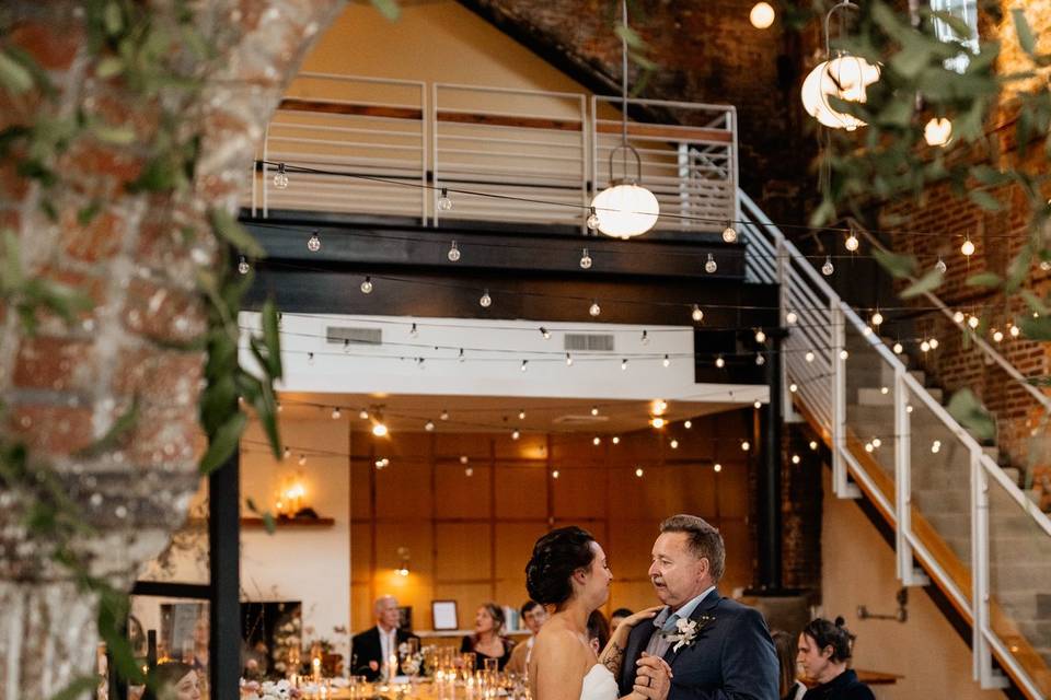 Dancing under the arches