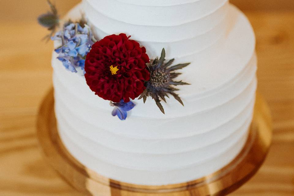 Housemade wedding cake