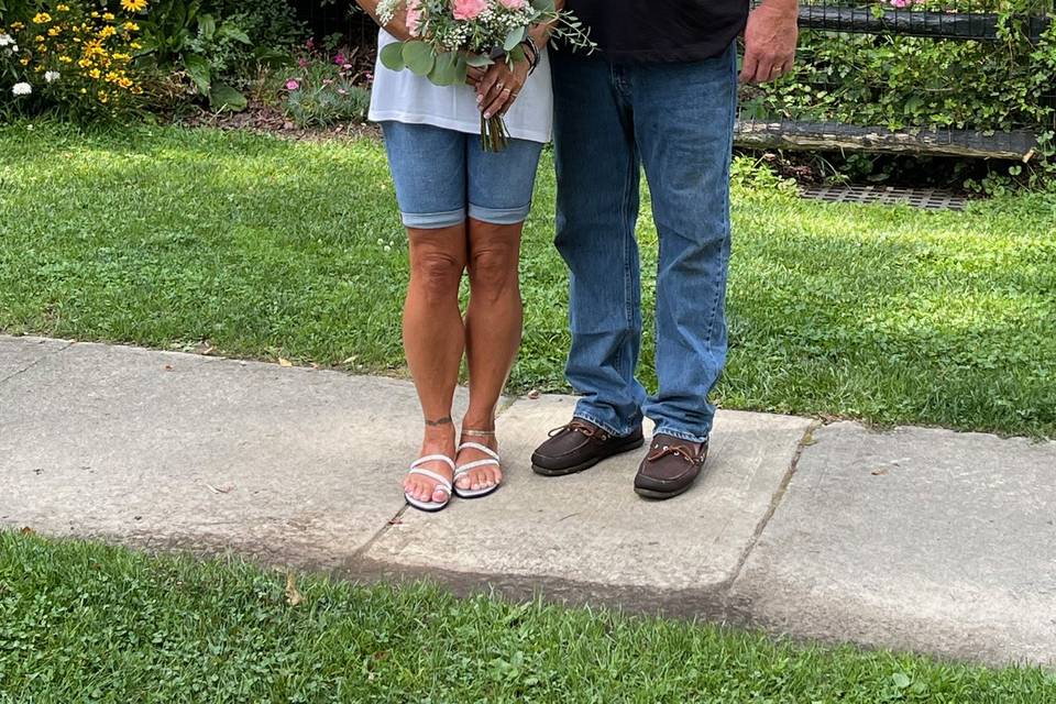 Mike & Lisa at Tribute Garden