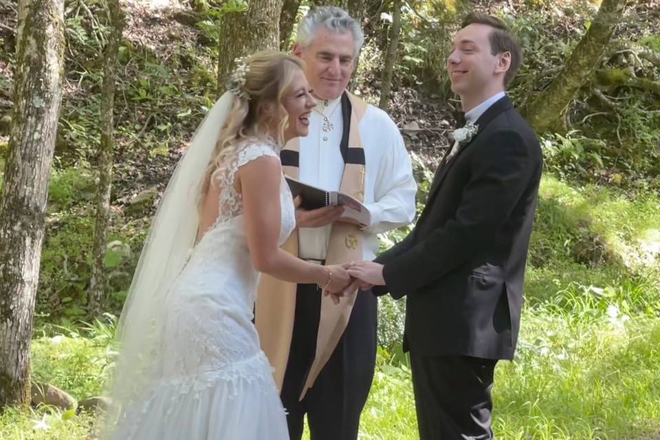A moment of laughter