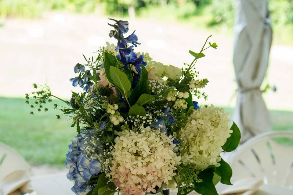 Rustic centerpiece