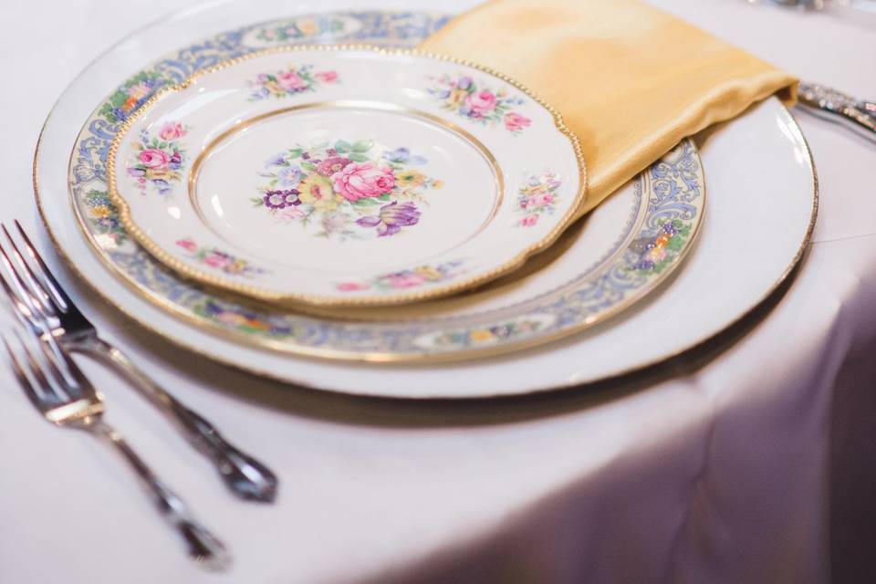 Beautiful place setting