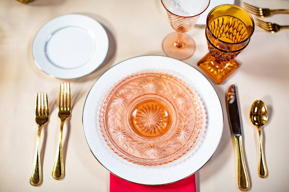 Vintage Dish Decor