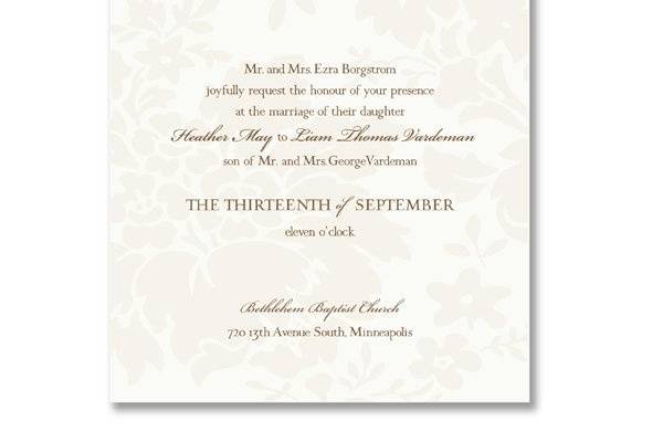 Vera wang outlet wedding invitations