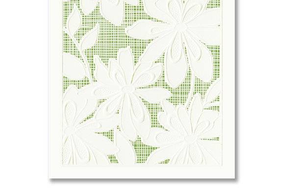 Vera Wang Grass Garden Lace Wedding Invitation Folder85-85695