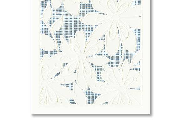 Vera Wang Lapis Garden Lace Wedding Invitation Folder85-85737