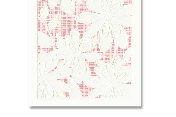 Vera Wang Peony Garden Lace Wedding Invitation Folder85-85709