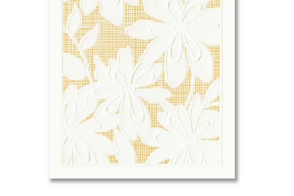 Vera Wang Saffron Garden Lace Wedding Invitation Folder85-85702