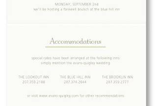Vera Wang Z Fold Save the Date with Accommondations